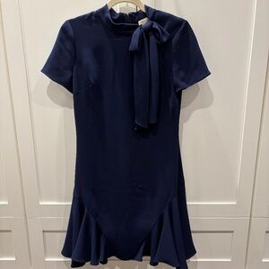 Shoshanna Navy blue knee length dress